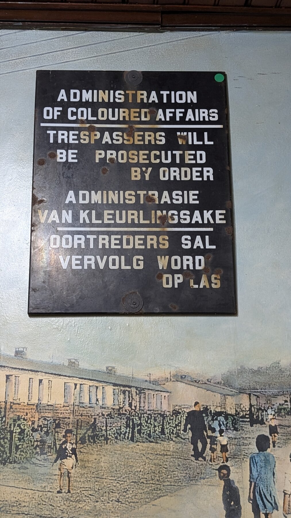 There's something about being right in front of an actual sign from the era that is searing.