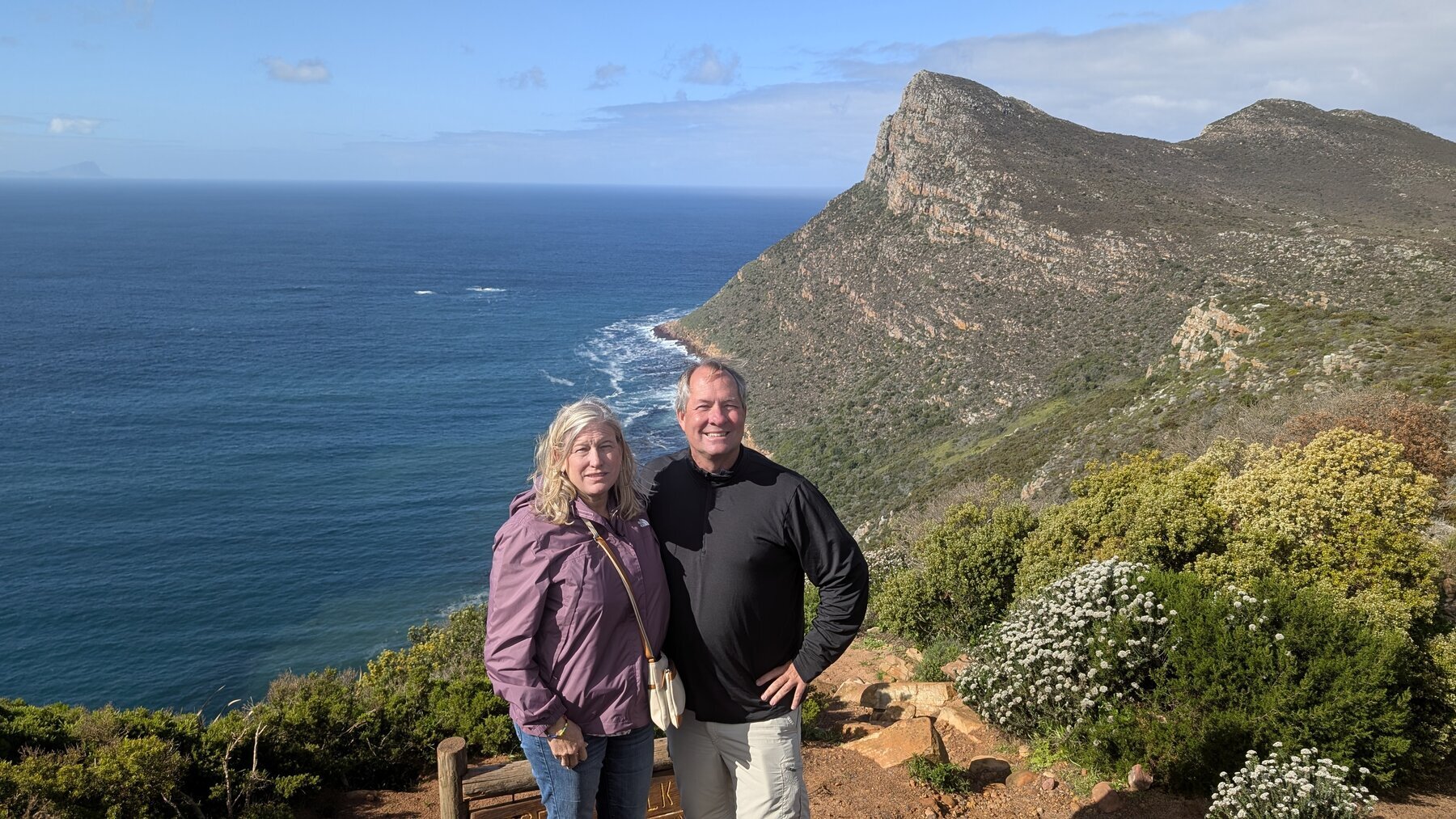 Cape Point (the Southwest tip of Africa) in the background.