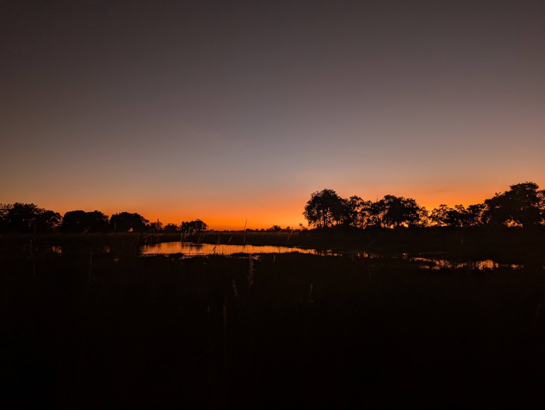 Another great sunset from our second camp.
