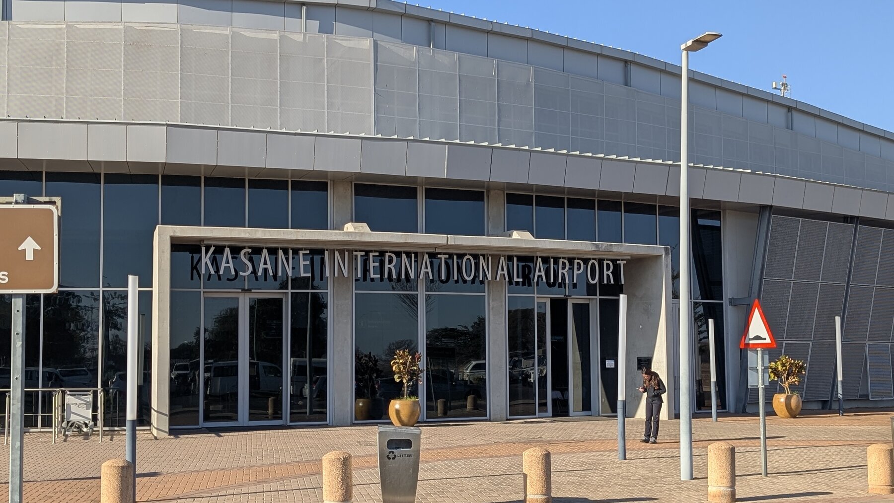 We were driven from Victoria Falls to Kasane in Botswana, and pleasantly surprised how modern that airport was.