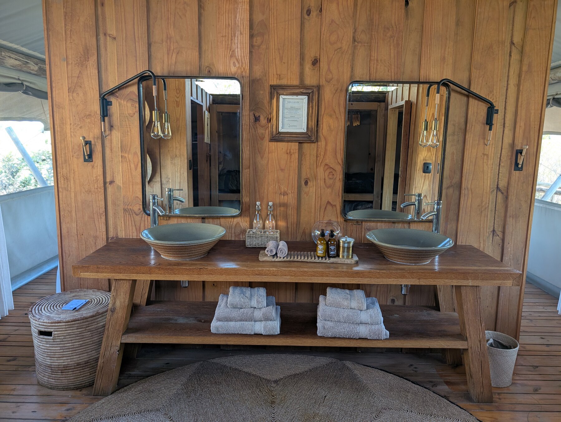 Roughing it at Sable Alley