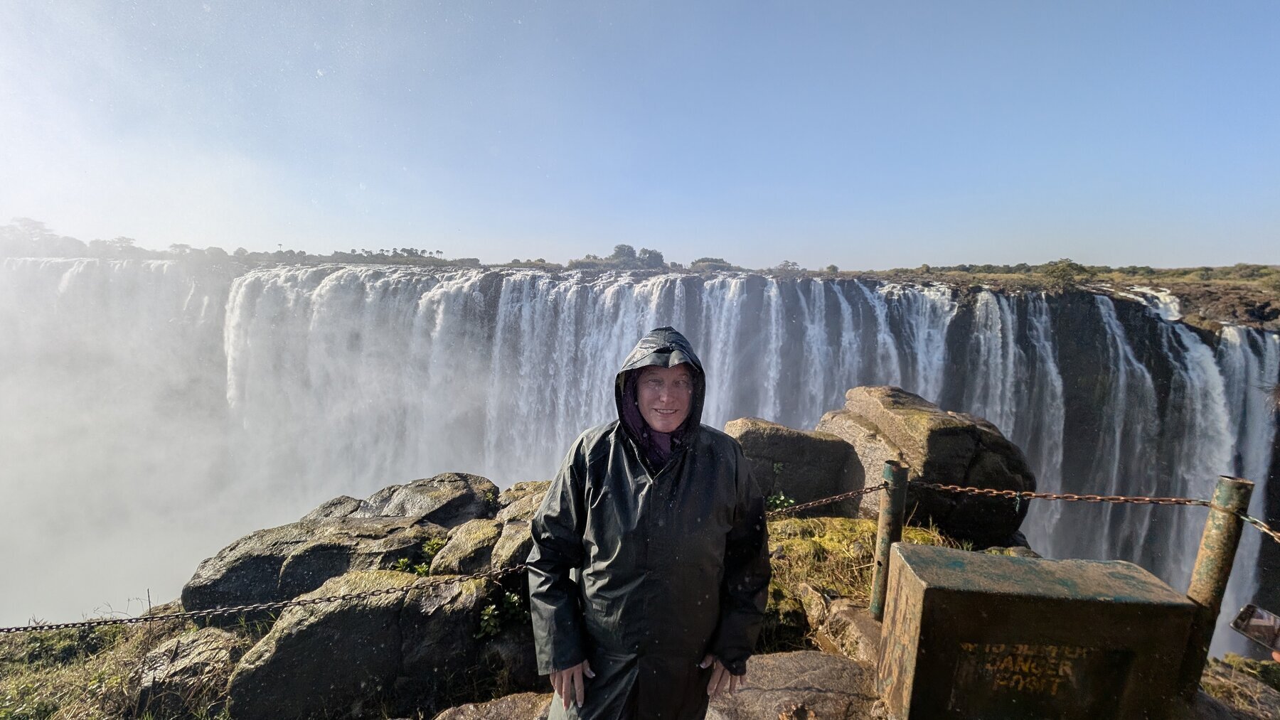 This spot in particular was drenching....