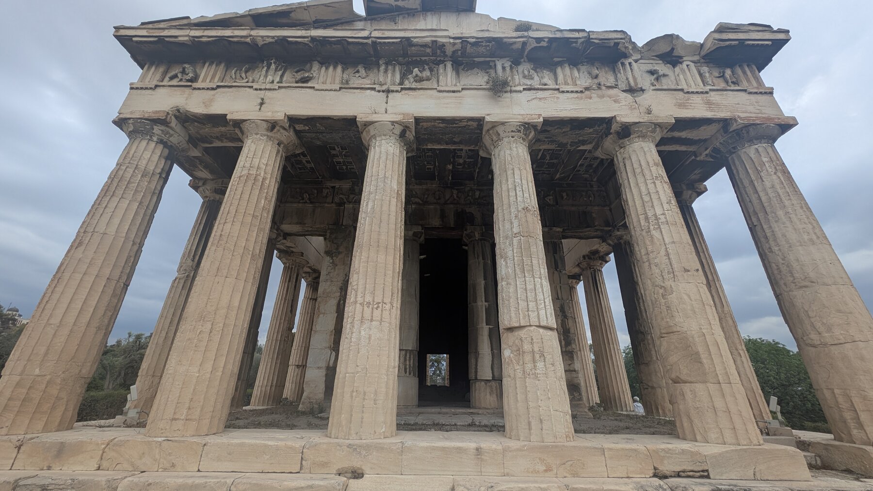 Temple of Hephaestus from close