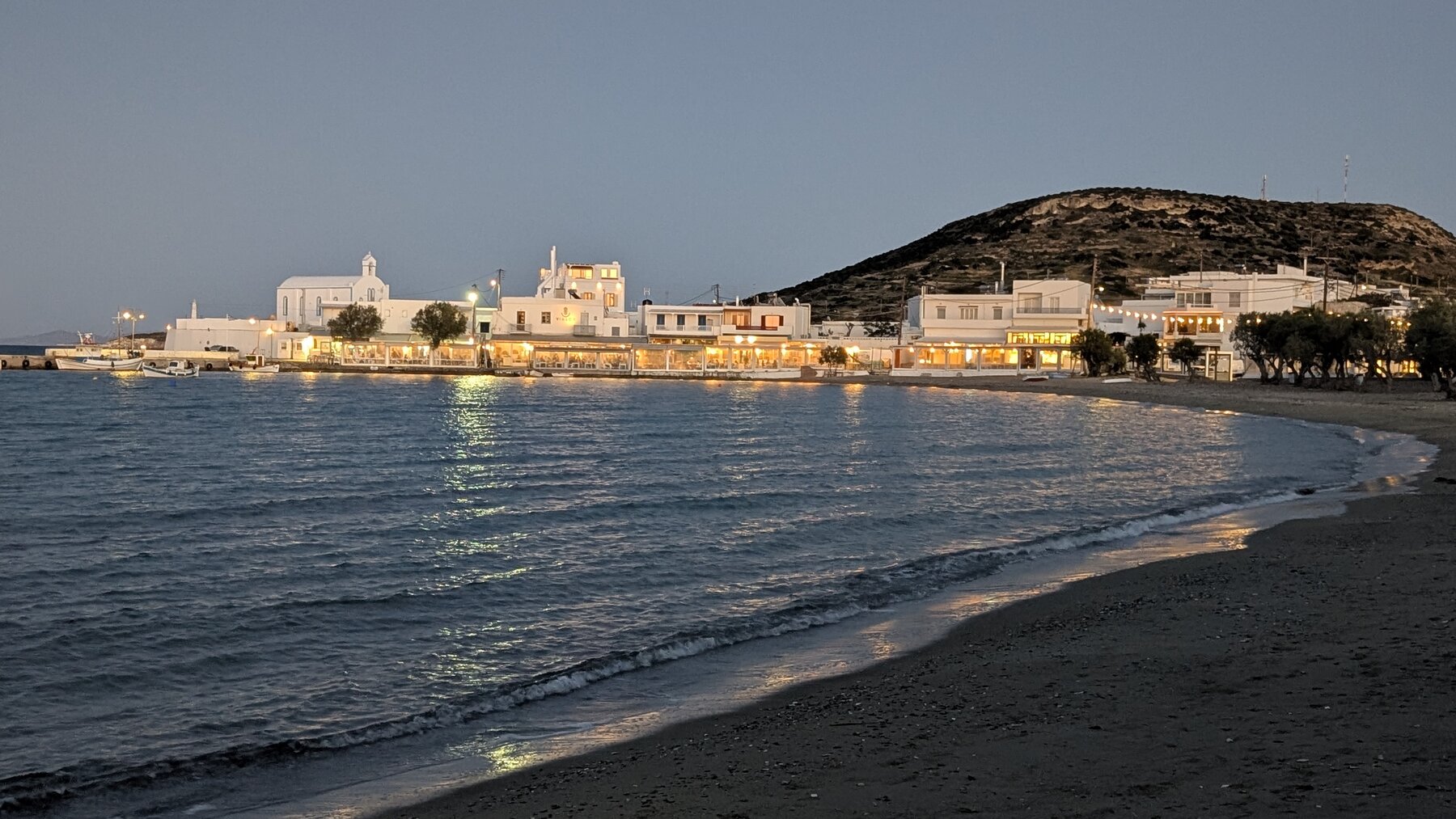 Pollonia, Milos, from the walk towards Tania Milos