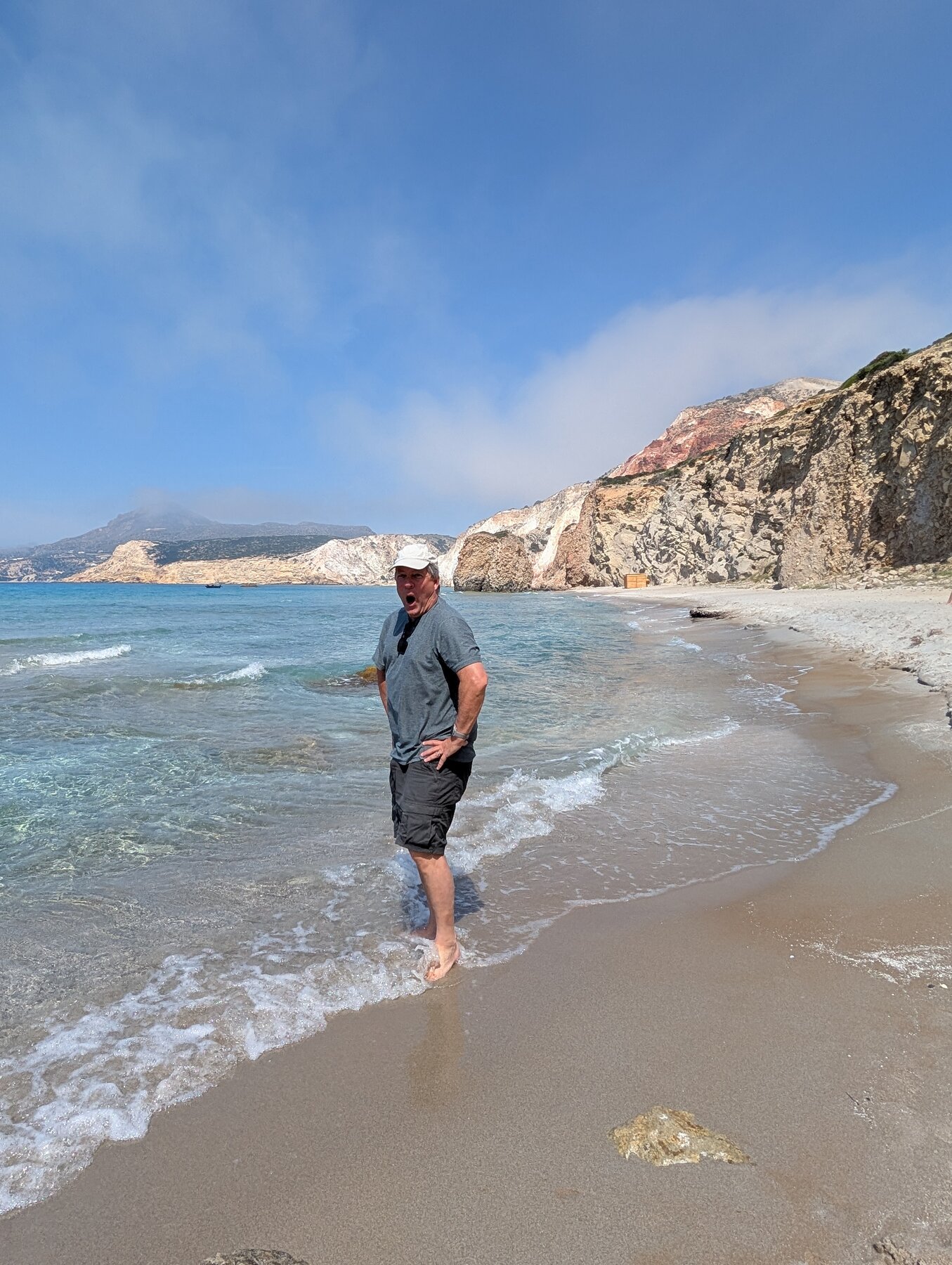 Kevin's first experience of early May water temperatures