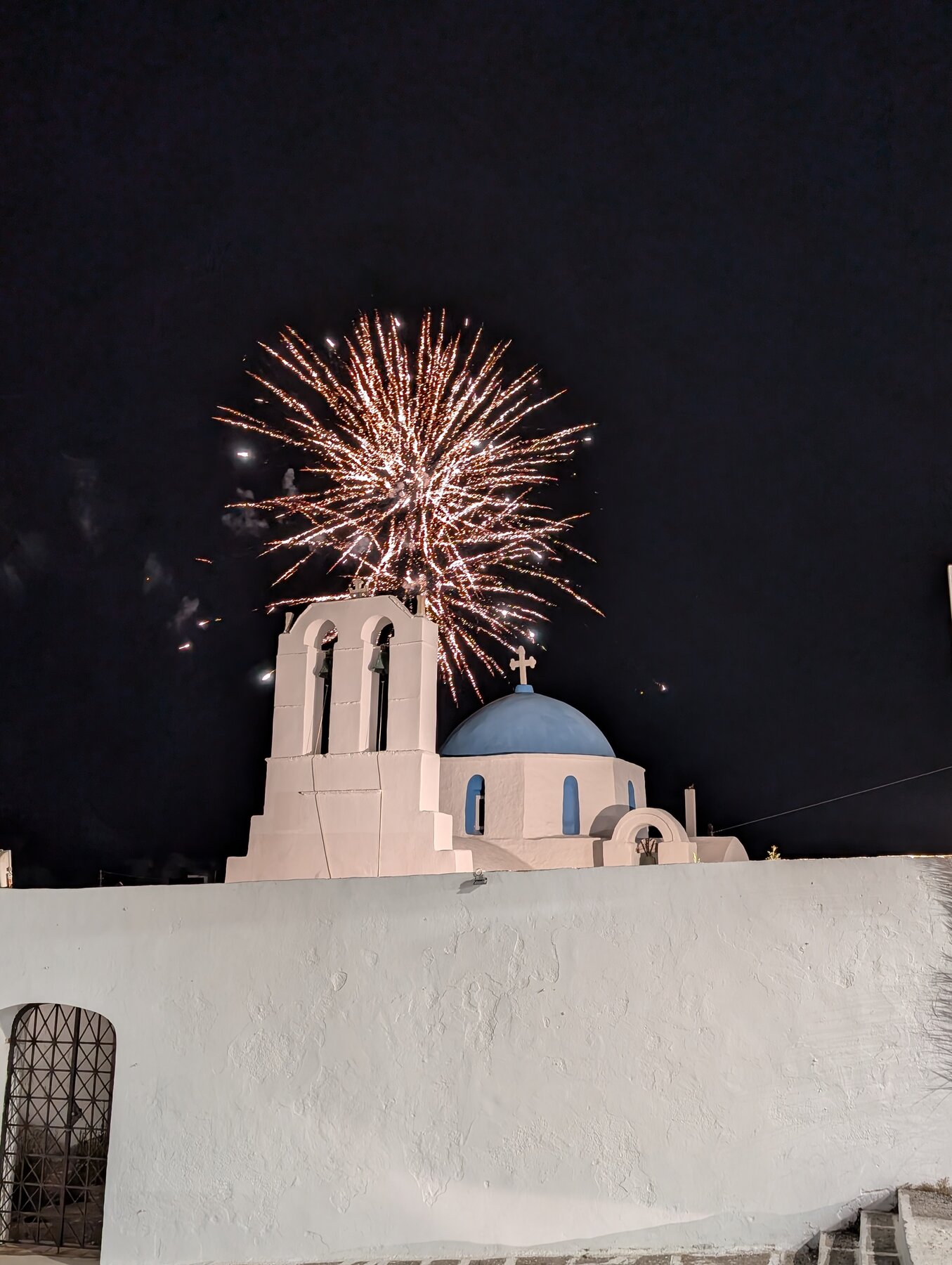Fireworks over Naoussa