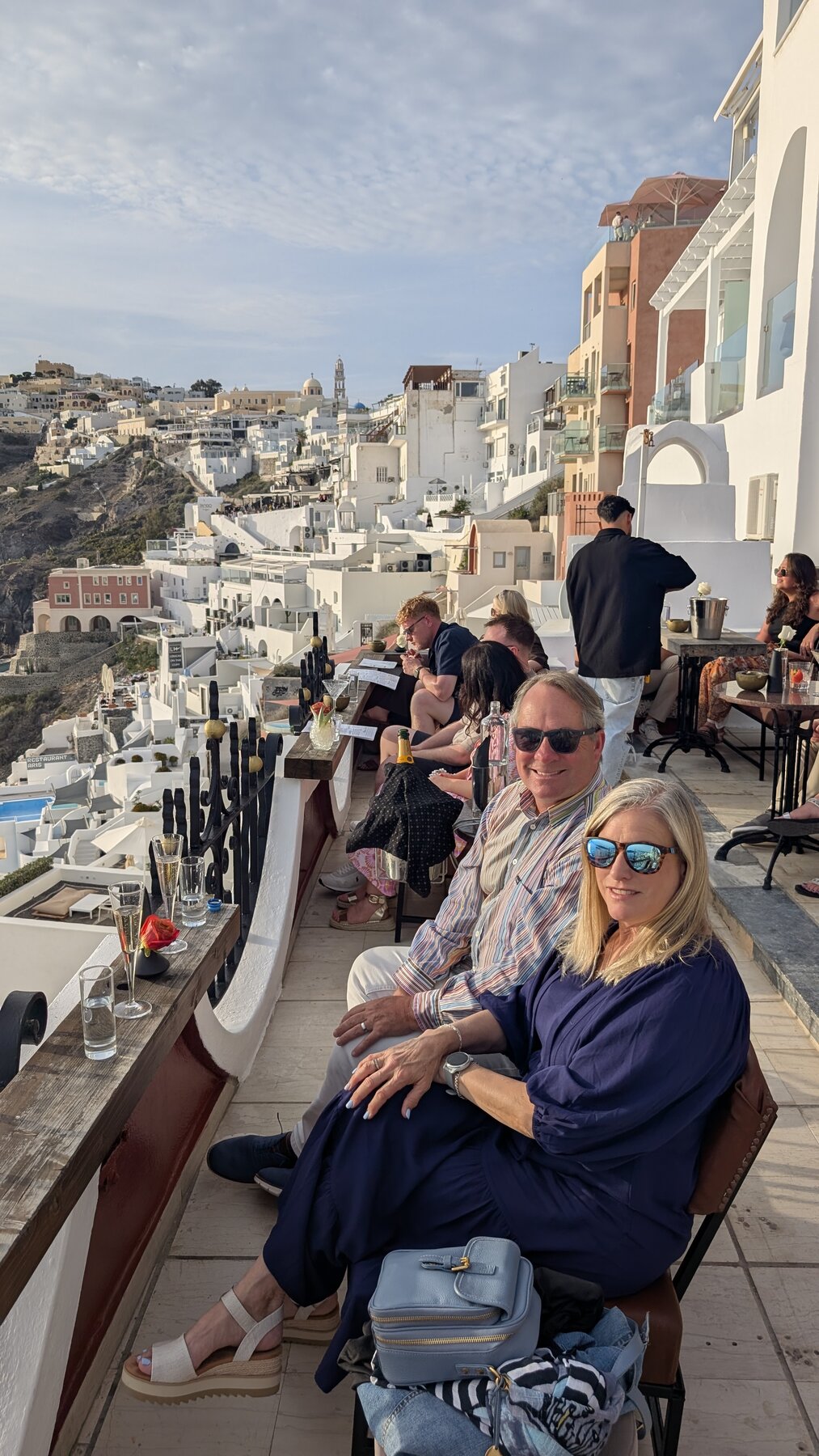 Another view of the front row at PK Bar