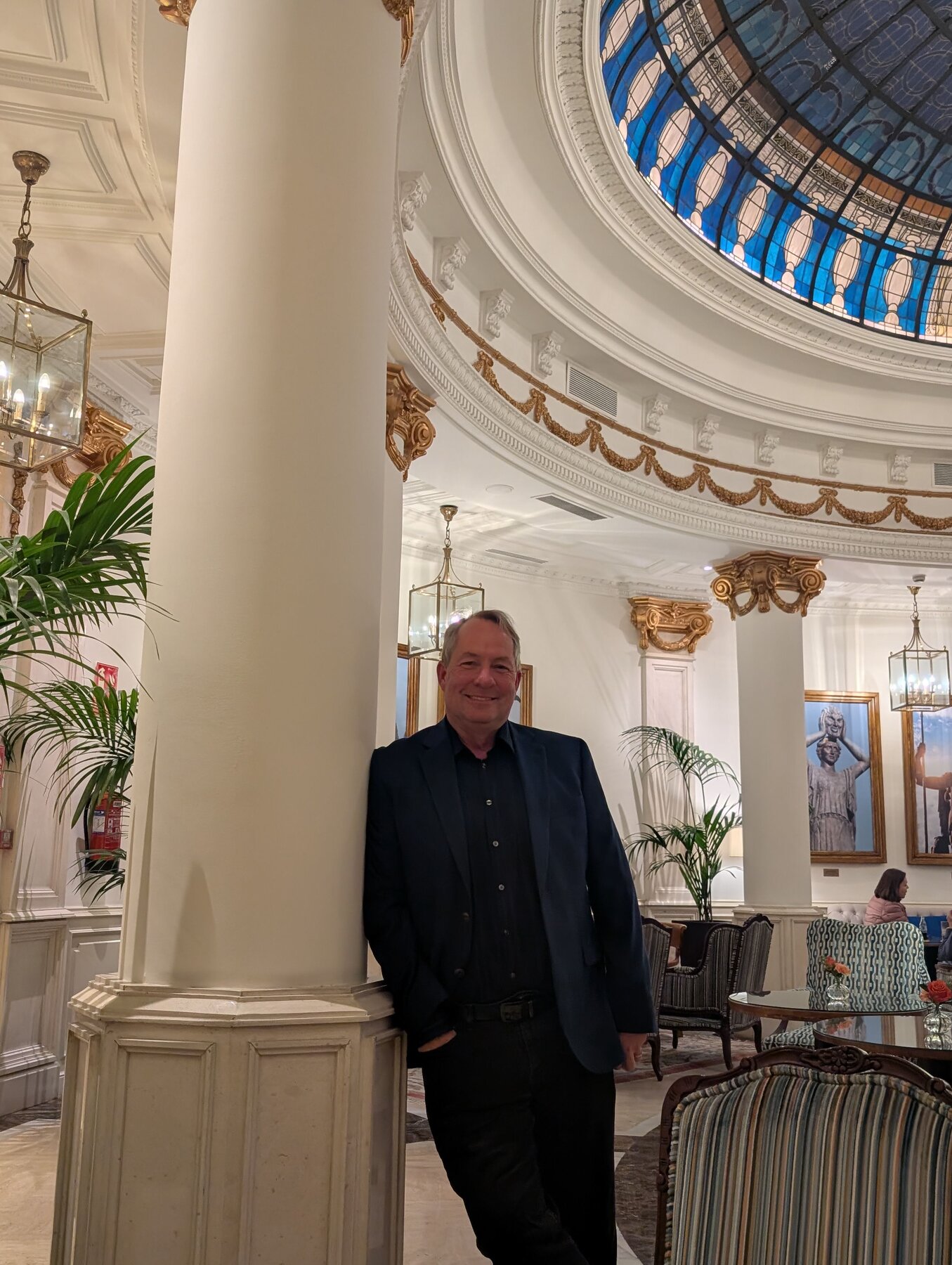 Tiffany said I should add this picture as evidence that sometimes I dress up in Europe.