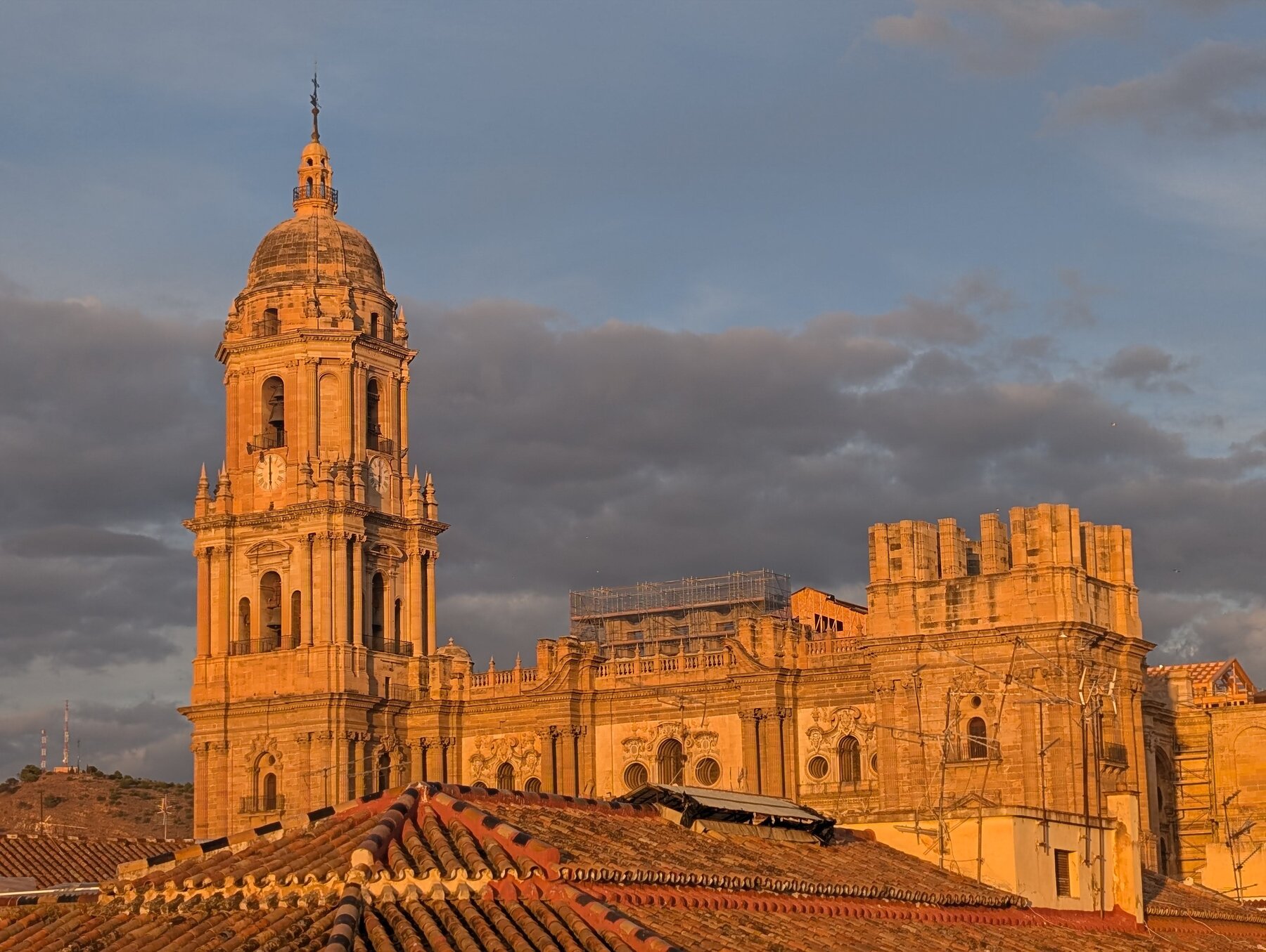 The Malaga Cathedral is permanently unfinished