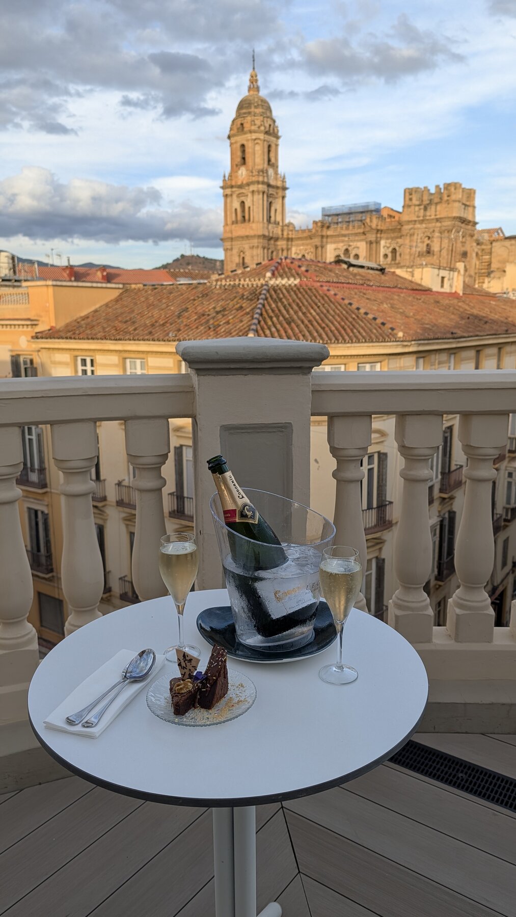 View from the top floor room